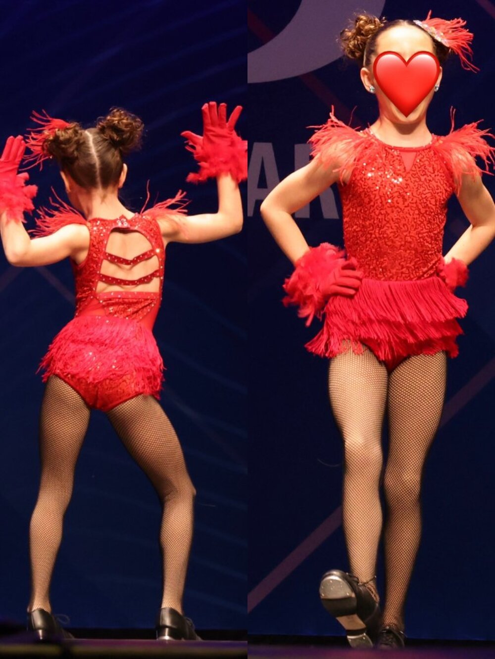 Red IC Weissman Tap/Jazz Costume